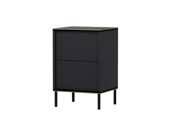 Imaj Nattbord 40x35 cm Antrasitt - Hanah Home - Møbler - Bord - Avlastningsbord & sidobord - Sengebord & nattbord