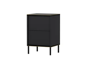 Imaj Nattbord 40x35 cm Antrasitt - Hanah Home - Møbler - Bord - Avlastningsbord & sidobord - Sengebord & nattbord