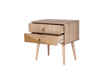 Bertoaria Nattbord 60x40 cm Brun - Hanah Home - Møbler - Bord - Avlastningsbord & sidobord - Sengebord & nattbord