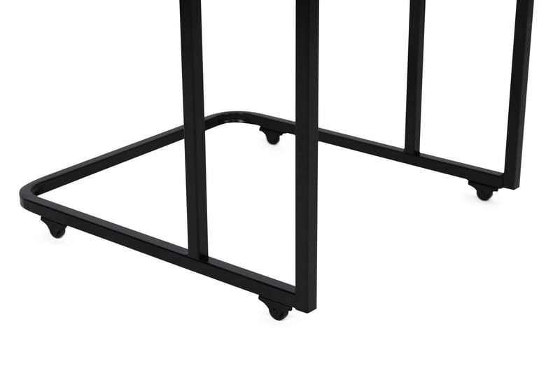 Nagako Sett med Bord Brun/Svart - Hanah Home - Møbler - Bord - Avlastningsbord & sidobord - Settbord