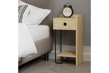 Sirius Nattbord 32x30 cm Lysbrun - Hanah Home - Møbler - Bord - Avlastningsbord & sidobord - Sengebord & nattbord