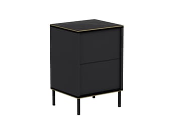 Imaj Nattbord 40x35 cm Antrasitt - Hanah Home - Møbler - Bord - Avlastningsbord & sidobord - Sengebord & nattbord