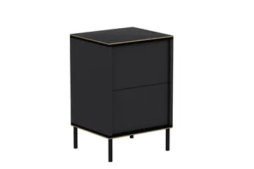 Imaj Nattbord 40x35 cm Antrasitt - Hanah Home - Møbler - Bord - Avlastningsbord & sidobord - Sengebord & nattbord