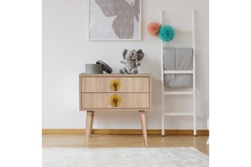Bertoaria Nattbord 60x40 cm Brun - Hanah Home - Møbler - Bord - Avlastningsbord & sidobord - Sengebord & nattbord