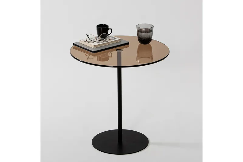 Chill-Out Sidebord 50x50 cm Svart/Bronse - Hanah Home - Møbler - Bord - Avlastningsbord & sidobord - Brettbord og småbord