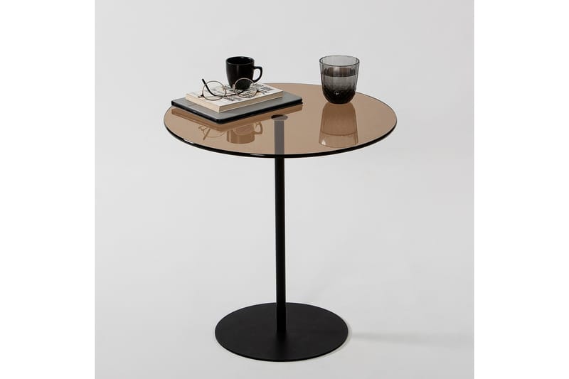 Chill-Out Sidebord 50x50 cm Svart/Bronse - Hanah Home - Møbler - Bord - Avlastningsbord & sidobord - Brettbord og småbord