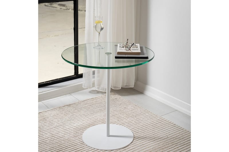 Chill-Out Sidebord 50x50 cm Hvit - Hanah Home - Møbler - Bord - Avlastningsbord & sidobord - Brettbord og småbord