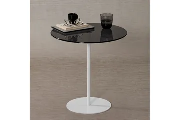 Chill-Out Sidebord 50x50 cm Hvit/Mørk Grå - Hanah Home - Møbler - Bord - Avlastningsbord & sidobord - Brettbord og småbord