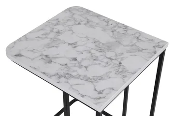 Nagako Sett med Bord Hvit/Svart - Hanah Home - Møbler - Bord - Avlastningsbord & sidobord - Settbord