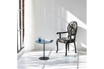 Chill-Out Sidebord 50x50 cm Svart/Blå - Hanah Home - Møbler - Bord - Avlastningsbord & sidobord - Brettbord og småbord