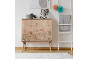 Bertoaria Nattbord 80x40 cm Brun - Hanah Home - Møbler - Bord - Avlastningsbord & sidobord - Sengebord & nattbord