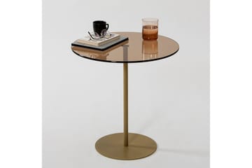 Chill-Out Sidebord 50x50 cm Gull/Bronse - Hanah Home - Møbler - Bord - Avlastningsbord & sidobord - Brettbord og småbord