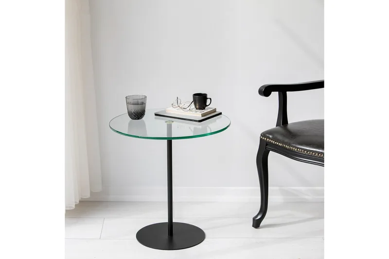 Chill-Out Sidebord 50x50 cm Svart - Hanah Home - Møbler - Bord - Avlastningsbord & sidobord - Brettbord og småbord