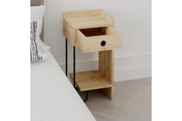 Sirius Nattbord 32x30 cm Lysbrun - Hanah Home - Møbler - Bord - Avlastningsbord & sidobord - Sengebord & nattbord