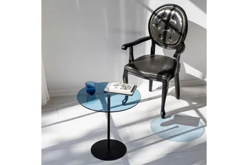 Chill-Out Sidebord 50x50 cm Svart/Blå - Hanah Home - Møbler - Bord - Avlastningsbord & sidobord - Brettbord og småbord