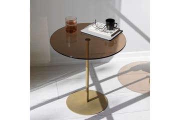 Chill-Out Sidebord 50x50 cm Gull/Bronse - Hanah Home - Møbler - Bord - Avlastningsbord & sidobord - Brettbord og småbord