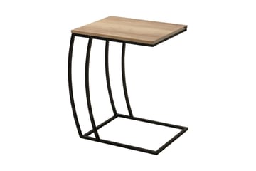 Ajmit Sidebord 50x62 cm Brun/Svart - Hanah Home - Møbler - Bord - Avlastningsbord & sidobord - Brettbord og småbord