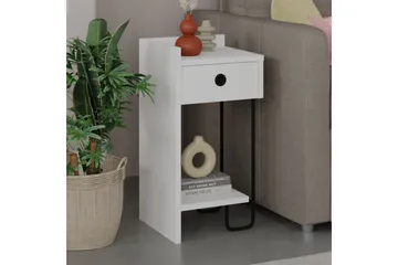 Sirius Nattbord 32x30 cm Hvit - Hanah Home - Møbler - Bord - Avlastningsbord & sidobord - Sengebord & nattbord