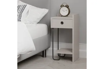 Sirius Nattbord 32x30 cm Lysbrun - Hanah Home - Møbler - Bord - Avlastningsbord & sidobord - Sengebord & nattbord