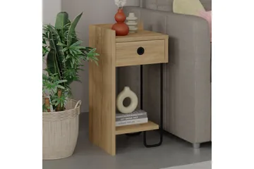 Sirius Nattbord 32x30 cm Lysbrun - Hanah Home - Møbler - Bord - Avlastningsbord & sidobord - Sengebord & nattbord