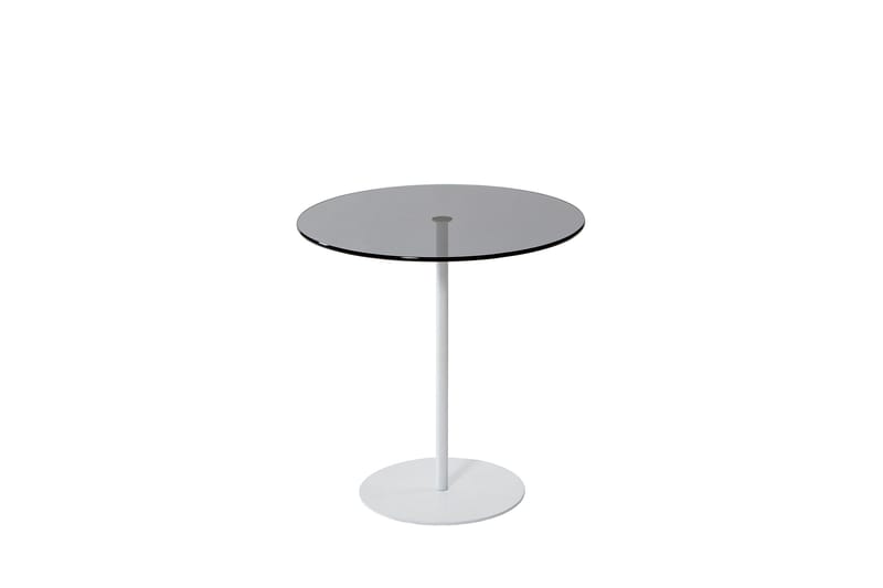 Chill-Out Sidebord 50x50 cm Hvit/Mørk Grå, Hanah Home