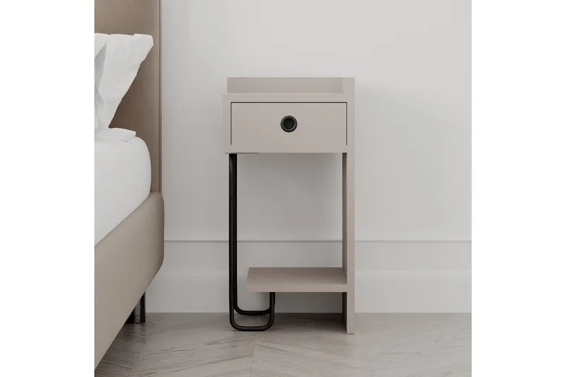 Sirius Nattbord 32x30 cm Lysbrun - Hanah Home - Møbler - Bord - Avlastningsbord & sidobord - Sengebord & nattbord