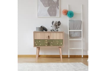 Bertoaria Nattbord 60x40 cm Brun - Hanah Home - Møbler - Bord - Avlastningsbord & sidobord - Sengebord & nattbord