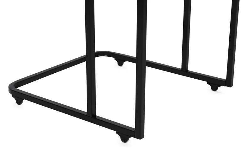 Nagako Sett med Bord Hvit/Svart - Hanah Home - Møbler - Bord - Avlastningsbord & sidobord - Settbord