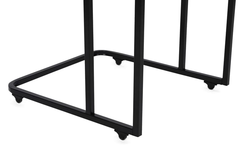 Nagako Sett med Bord Hvit/Svart - Hanah Home - Møbler - Bord - Avlastningsbord & sidobord - Settbord