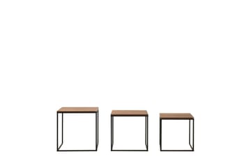 Ajmit Satsbord Brun - Hanah Home - Møbler - Bord - Avlastningsbord & sidobord - Settbord