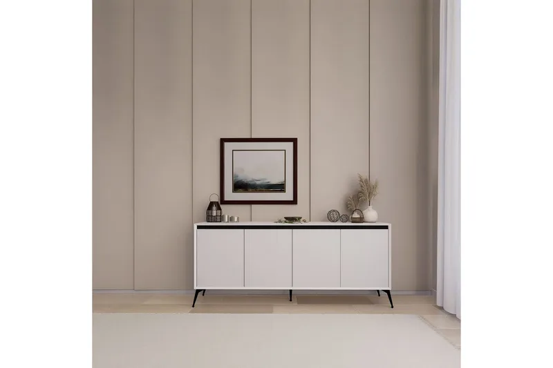 Adilen Konsollbord 180 cm - Hvit - Møbler - Bord - Avlastningsbord & sidobord - Konsollbord & gangbord