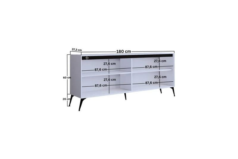 Adilen Konsollbord 180 cm - Hvit - Møbler - Bord - Avlastningsbord & sidobord - Konsollbord & gangbord