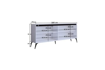 Adilen Konsollbord 180 cm - Hvit - Møbler - Bord - Avlastningsbord & sidobord - Konsollbord & gangbord