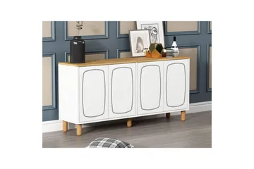 Adrin Konsollbord 150 cm - Eik/Hvit - Møbler - Bord - Avlastningsbord & sidobord - Konsollbord & gangbord