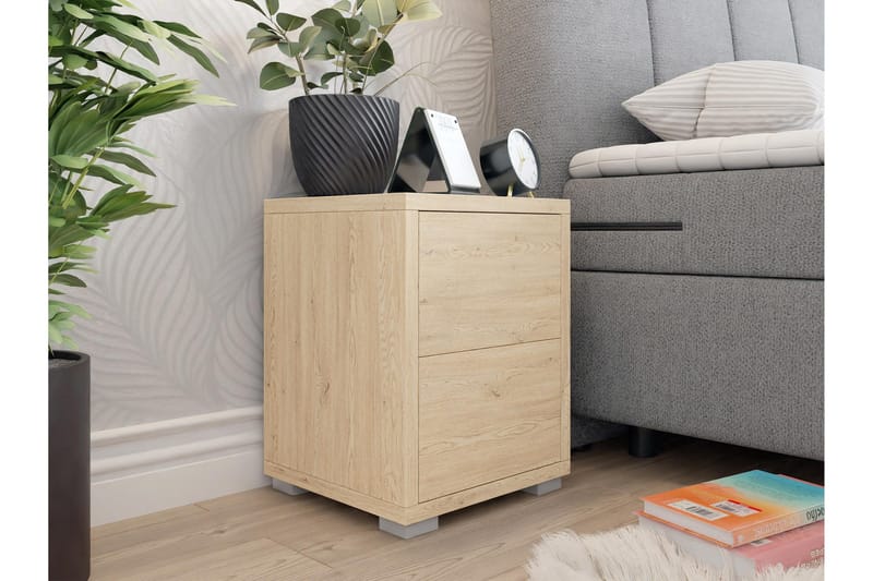 Agawal Sängbord 30 cm - Brun - Møbler - Bord - Avlastningsbord & sidobord - Sengebord & nattbord