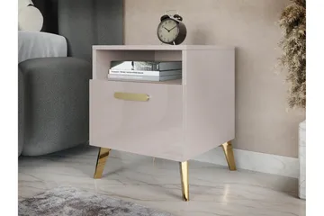 Akihiko Nattbord 40 cm - Cashmere - Møbler - Bord - Avlastningsbord & sidobord - Sengebord & nattbord