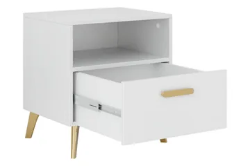 Akihiko Nattbord 40 cm - Cashmere - Møbler - Bord - Avlastningsbord & sidobord - Sengebord & nattbord