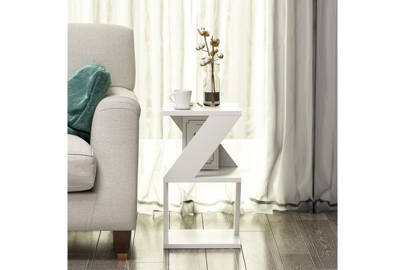 Albeni Sidebord 30 cm - Hvit - Møbler - Bord - Avlastningsbord & sidobord - Lampebord & sidebord