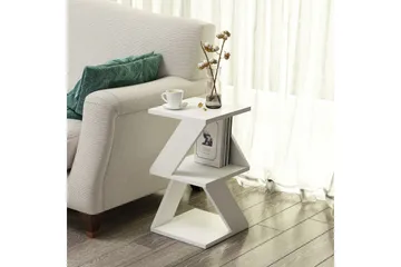 Albeni Sidebord 30 cm - Hvit - Møbler - Bord - Avlastningsbord & sidobord - Brettbord og småbord