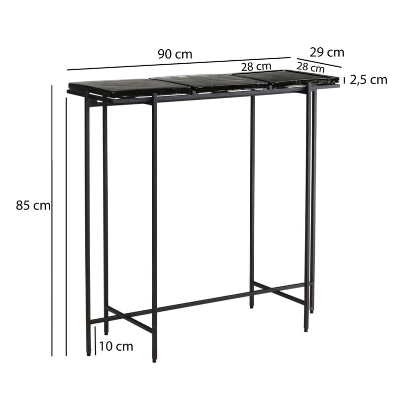 Alena konsollbord 90 cm - Svart - Møbler - Bord - Avlastningsbord & sidobord - Konsollbord & gangbord