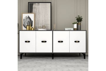 Algeria Konsollbord 180 cm - Antrasitt/Hvit - Møbler - Bord - Avlastningsbord & sidobord - Konsollbord & gangbord