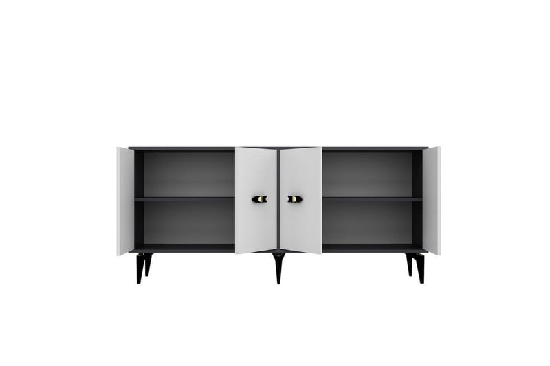 Algeria Konsollbord 180 cm - Antrasitt/Hvit - Møbler - Bord - Avlastningsbord & sidobord - Konsollbord & gangbord