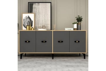 Algeria Konsollbord 180 cm - Eik/Antrasitt - Møbler - Bord - Avlastningsbord & sidobord - Konsollbord & gangbord