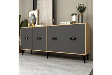 Algeria Konsollbord 180 cm - Eik/Antrasitt - Møbler - Bord - Avlastningsbord & sidobord - Konsollbord & gangbord