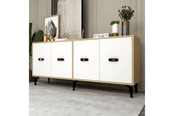 Algeria Konsollbord 180 cm - Eik/Hvit - Møbler - Bord - Avlastningsbord & sidobord - Konsollbord & gangbord