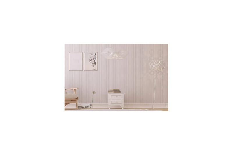 Alwen Nattbord 45 cm - Matt Hvit - Møbler - Bord - Avlastningsbord & sidobord - Sengebord & nattbord