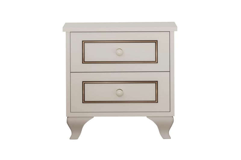 Alwen Nattbord 45 cm - Matt Hvit - Møbler - Bord - Avlastningsbord & sidobord - Sengebord & nattbord