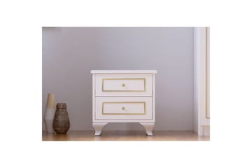 Alwen Nattbord 45 cm - Matt Hvit - Møbler - Bord - Avlastningsbord & sidobord - Sengebord & nattbord