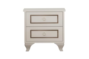 Alwen Nattbord 45 cm - Matt Hvit - Møbler - Bord - Avlastningsbord & sidobord - Sengebord & nattbord