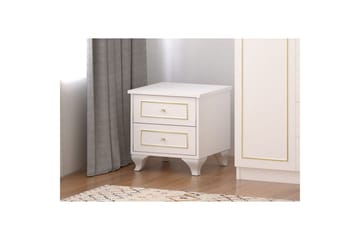 Alwen Nattbord 45 cm - Matt Hvit - Møbler - Bord - Avlastningsbord & sidobord - Sengebord & nattbord